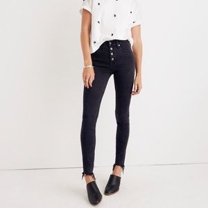 9" High-Rise Skinny Jeans in Berkeley Black